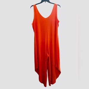 Studio EY Vibrant Orange Jumpsuit